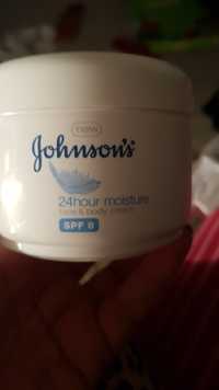 JOHNSON'S - 24hour moisture - Face & body cream SPF 8