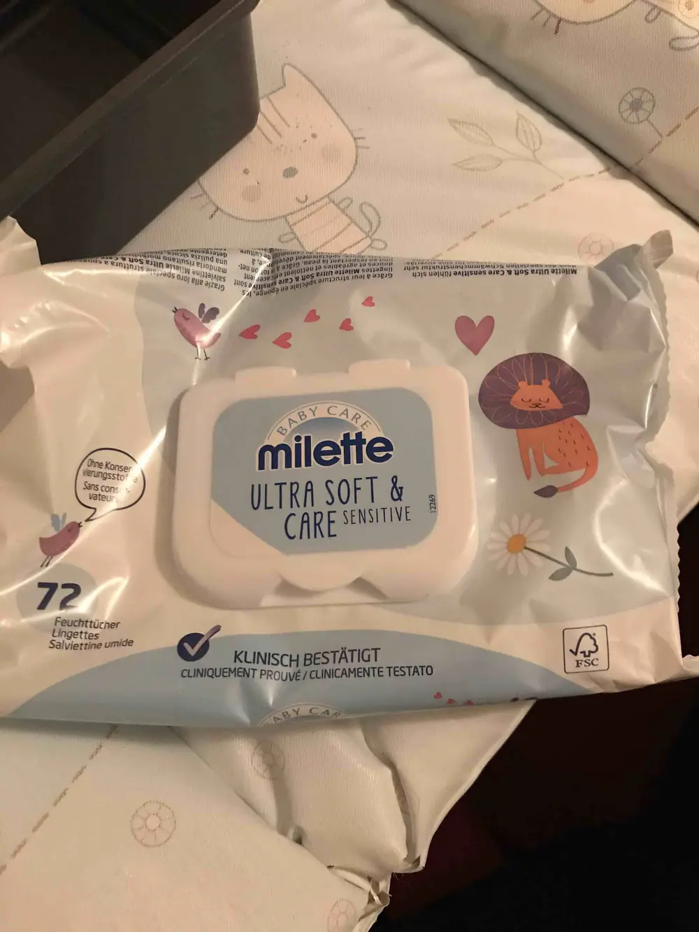 MILETTE - Milette ultra soft & care sensitive - Lingettes