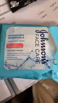 JOHNSON'S - Hydration essentials face care - Cleansing wipes