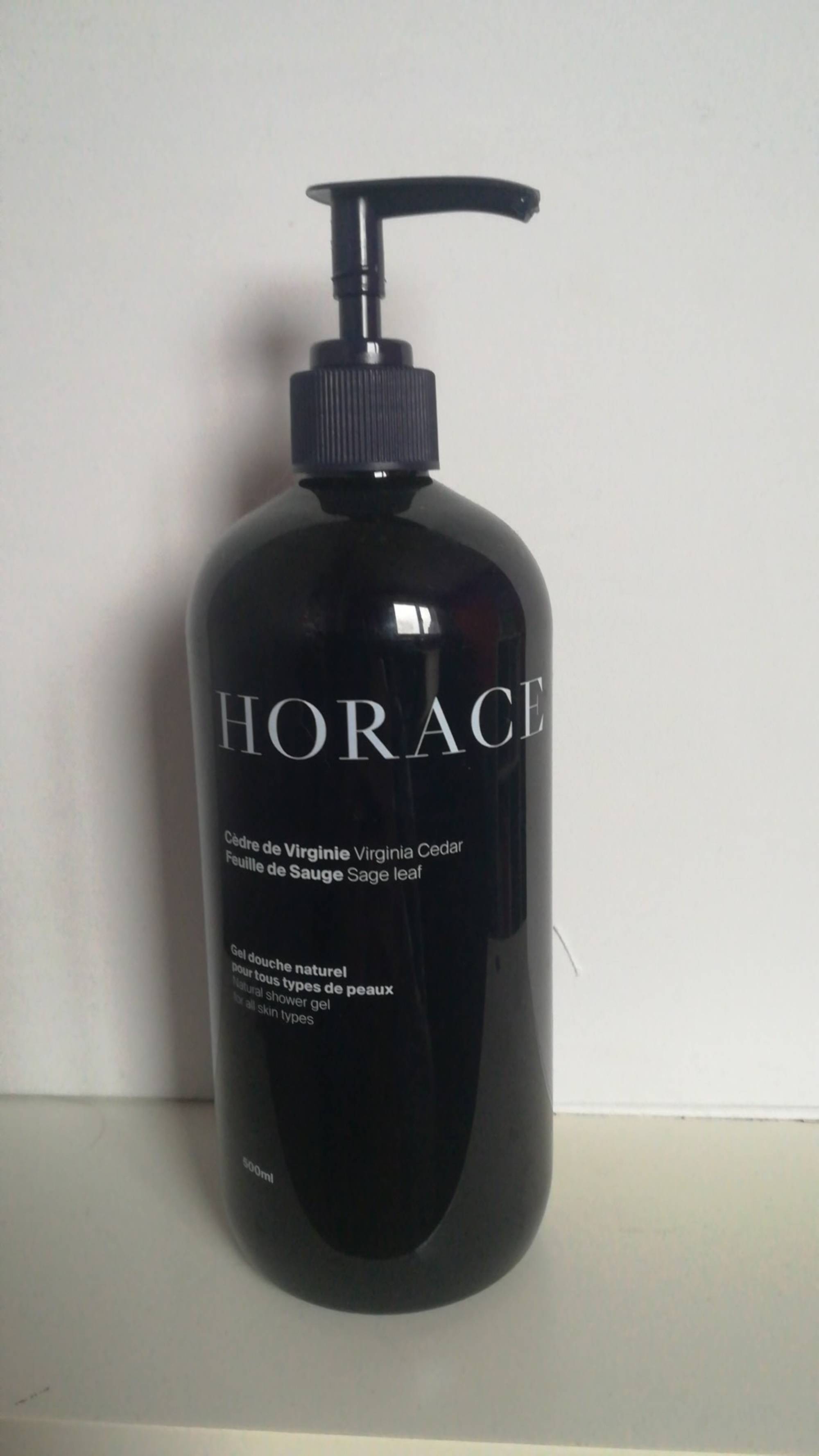 HORACE - Cèdre de virginie feuille de sauge - Gel douche naturel
