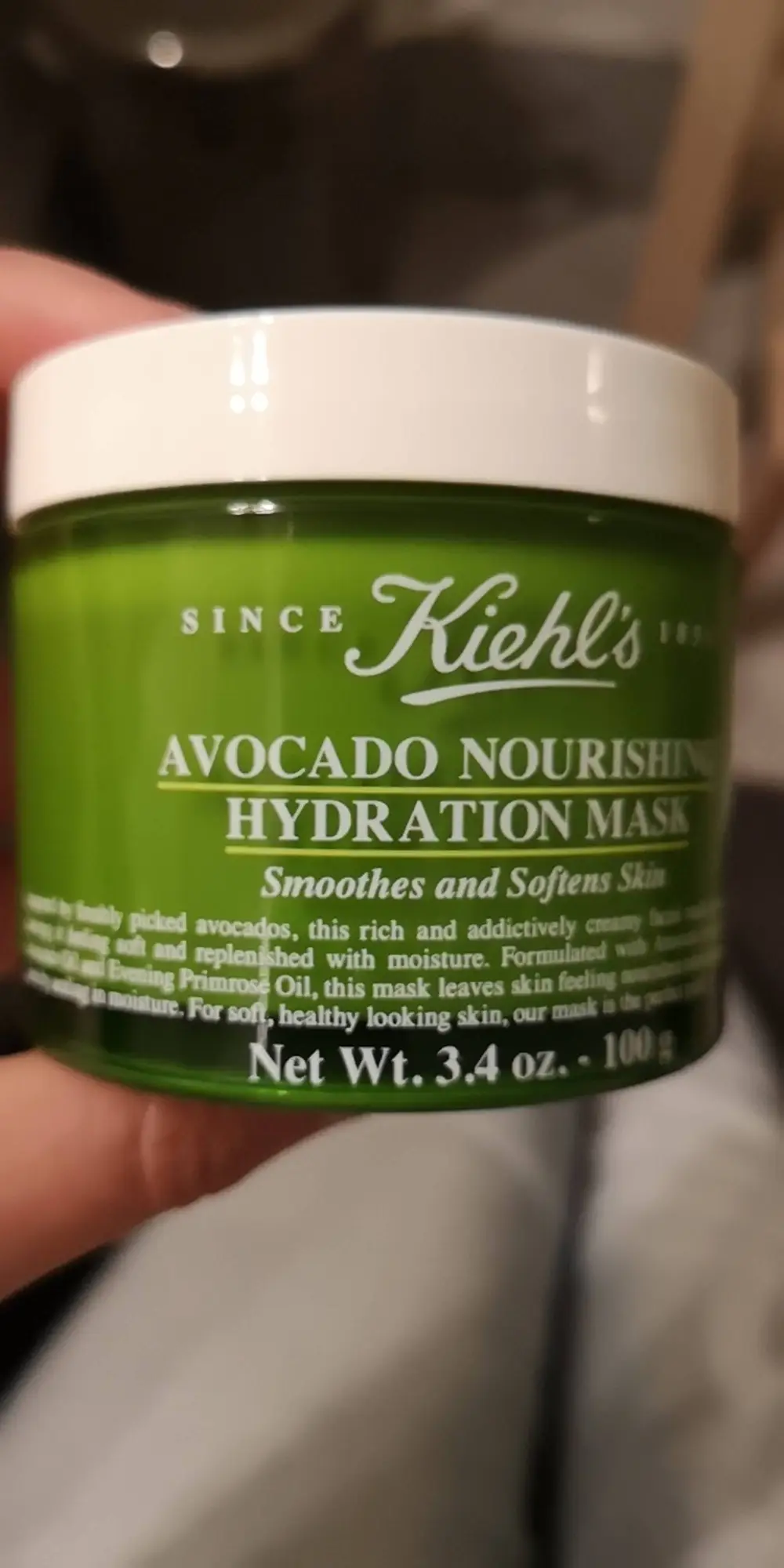 KIEHL'S - Avocado nourishing hydration mask