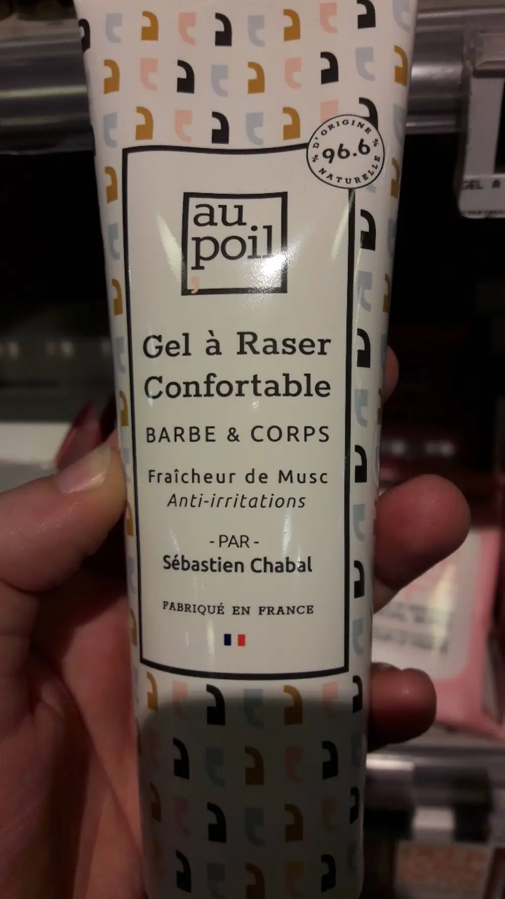 AU POIL - Gel à raser confortable barbe & corps