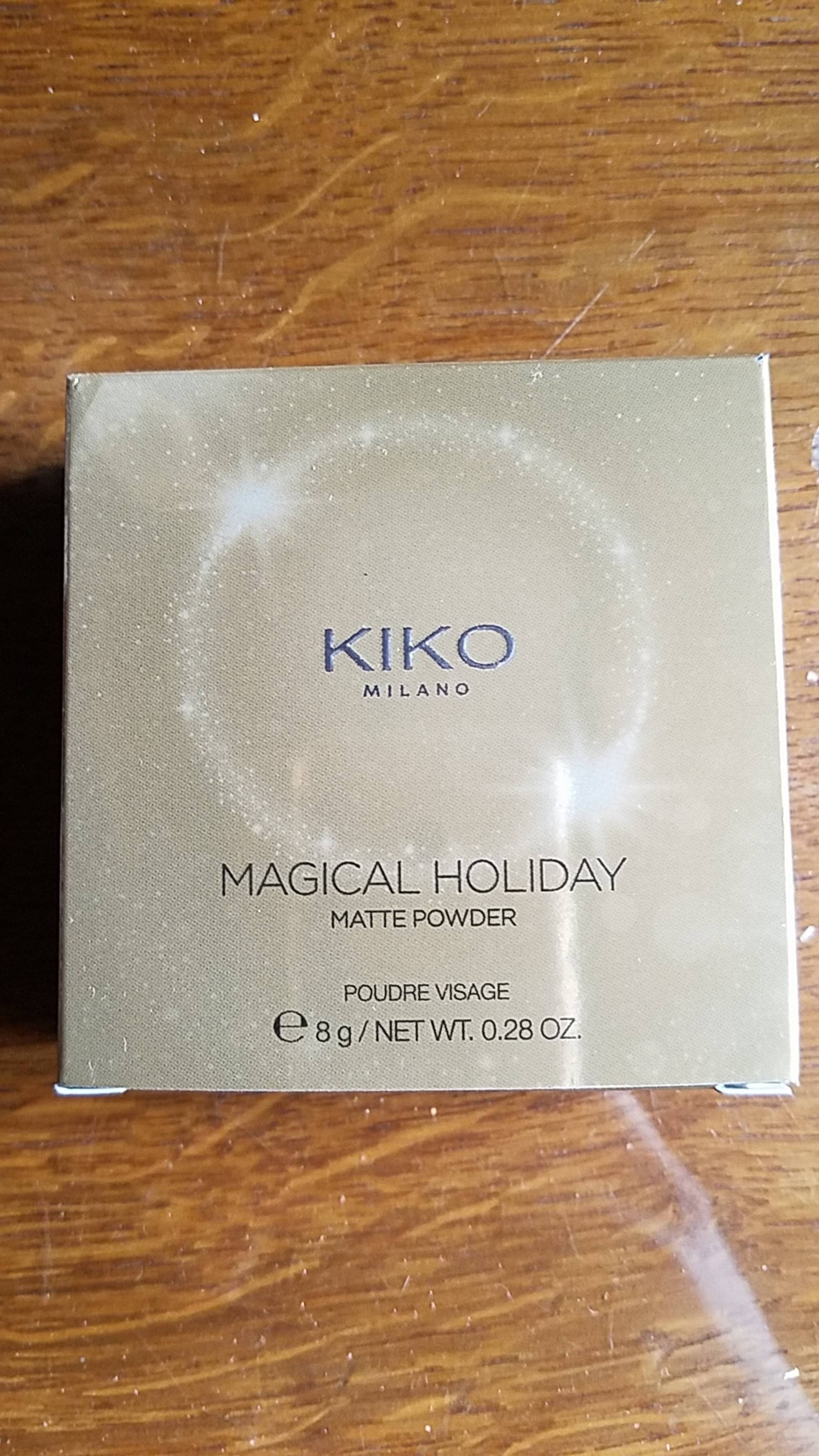 KIKO - Magical holiday matte powder - Poudre visage