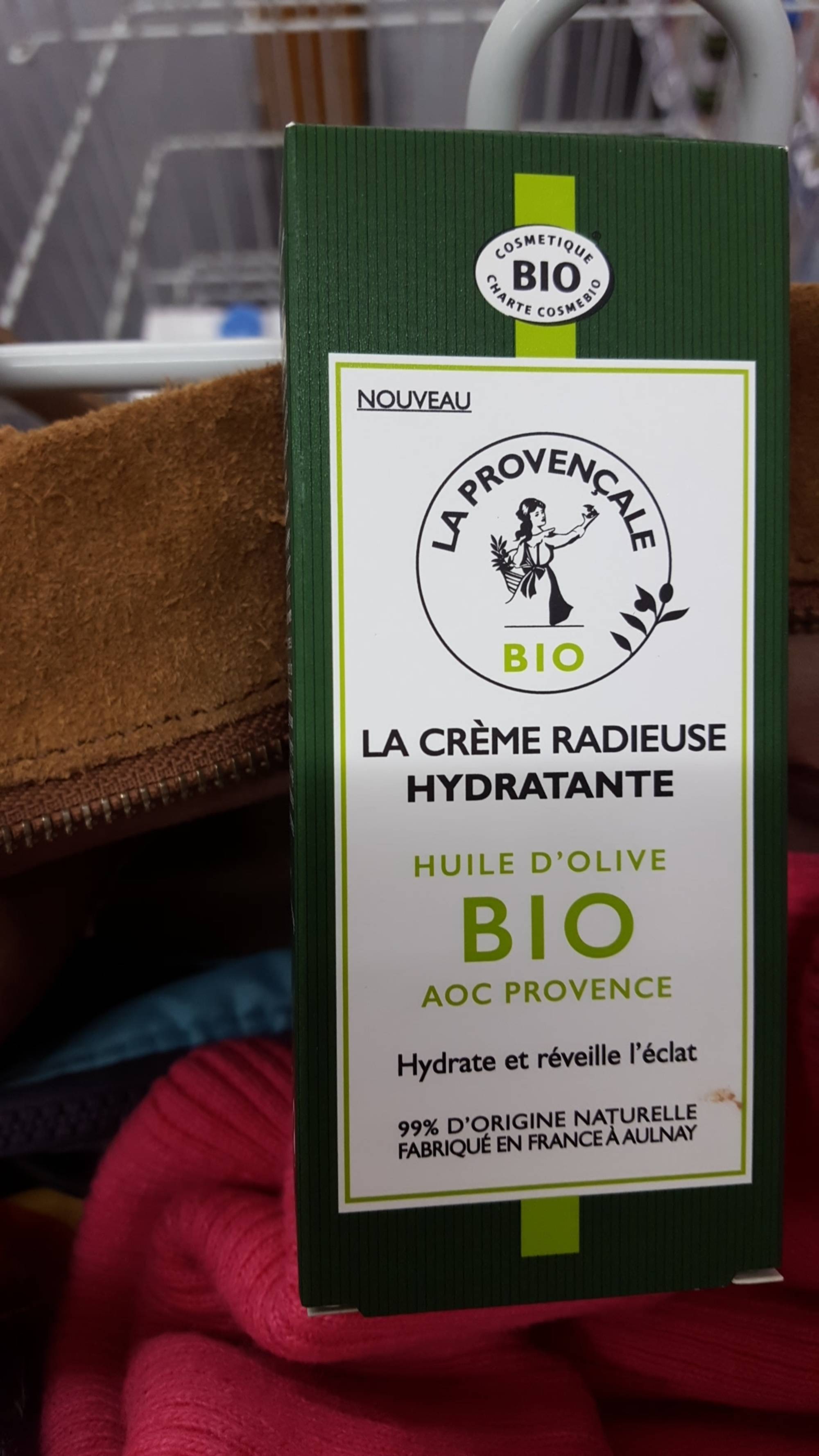 LA PROVENCALE BIO Crème radieuse hydratante huile d'olive bio 50ml pas cher  