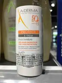 A-DERMA - Protect x-trem - Stick invisible très haute protection SPF 50