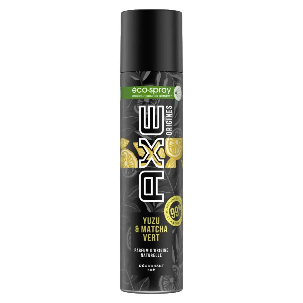 AXE - Axe  Déodorant Éco-Spray Origines Yuzu & Matcha Vert 85ml