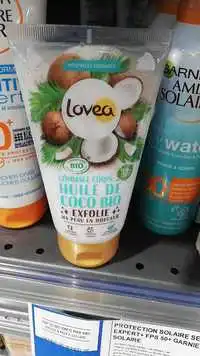 LOVEA - Huile de coco bio - Gommage corps