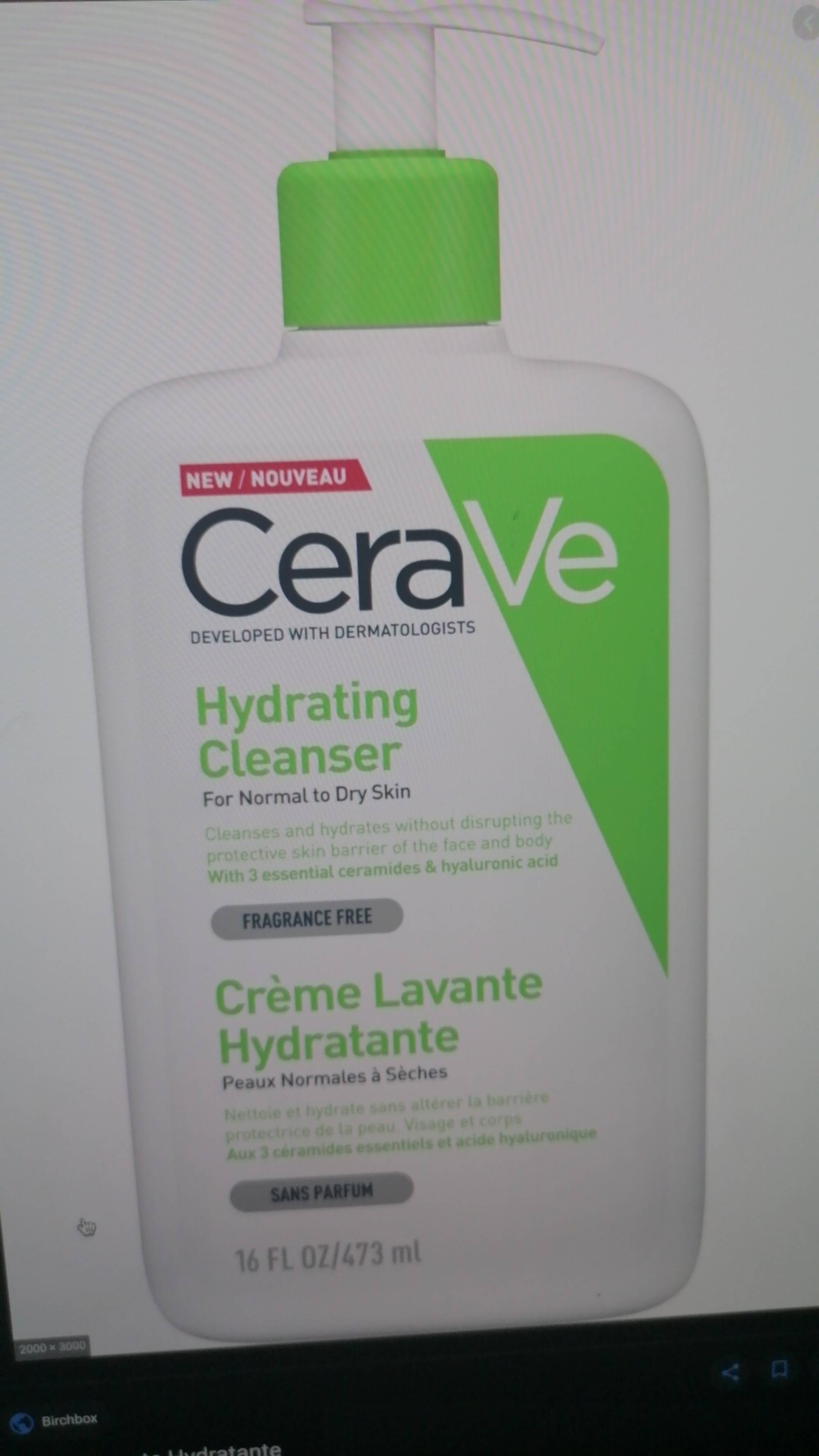 CERAVÉ - Crème lavante hydratante