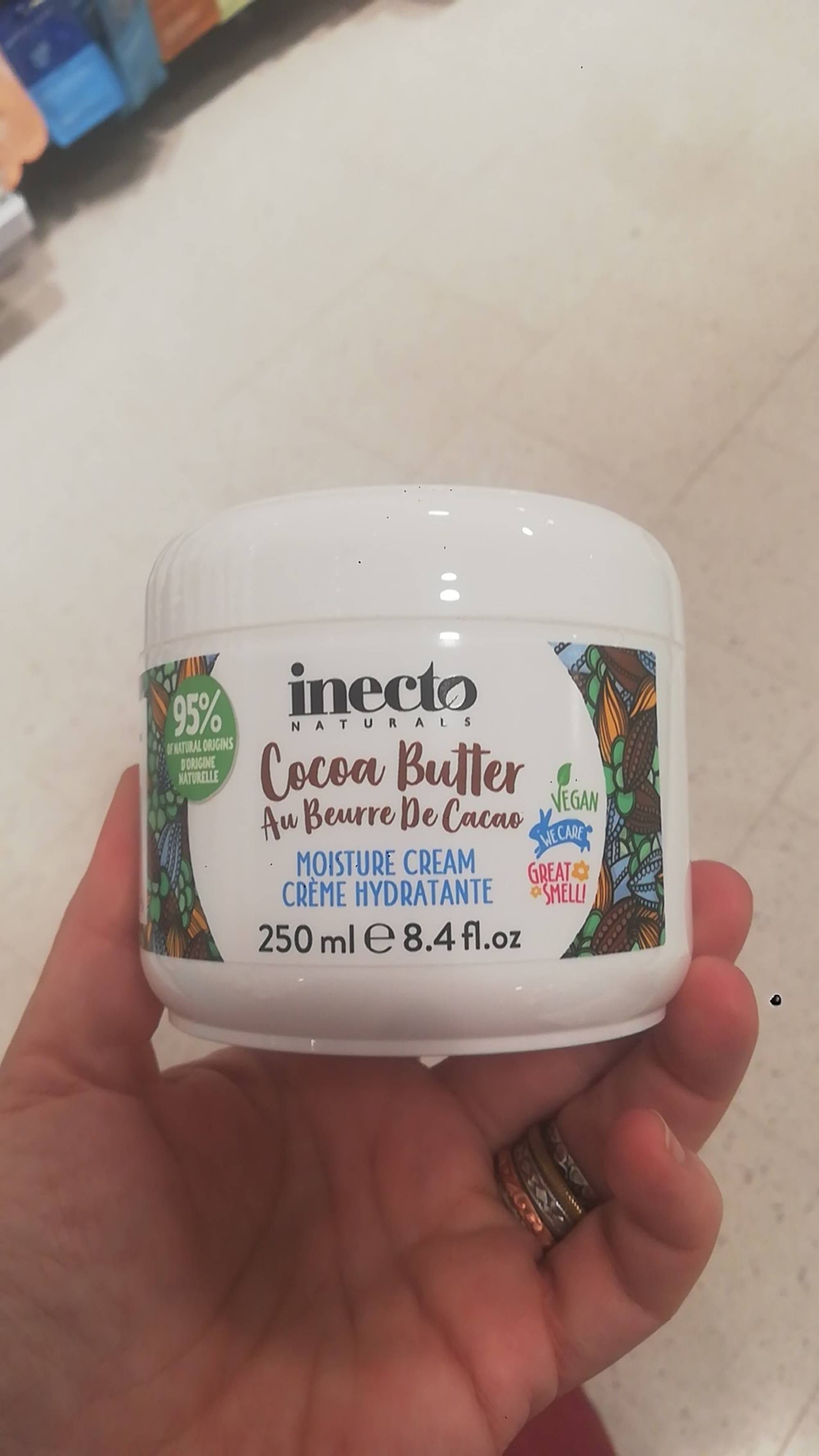 INECTO - Crème hydratante au beurre de cacao