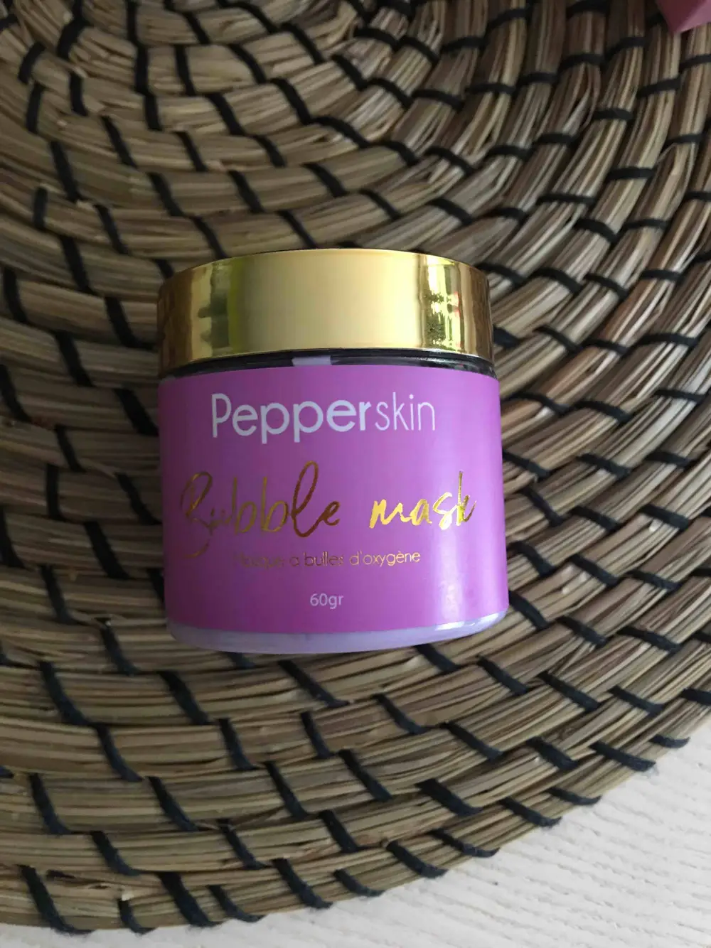 PEPPERSKIN - Bubble mask - Masque à bulle d'oxygène