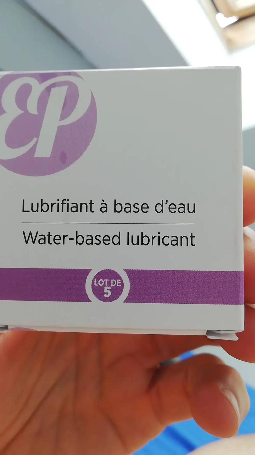 EP - Lubrifiant à base d'eau