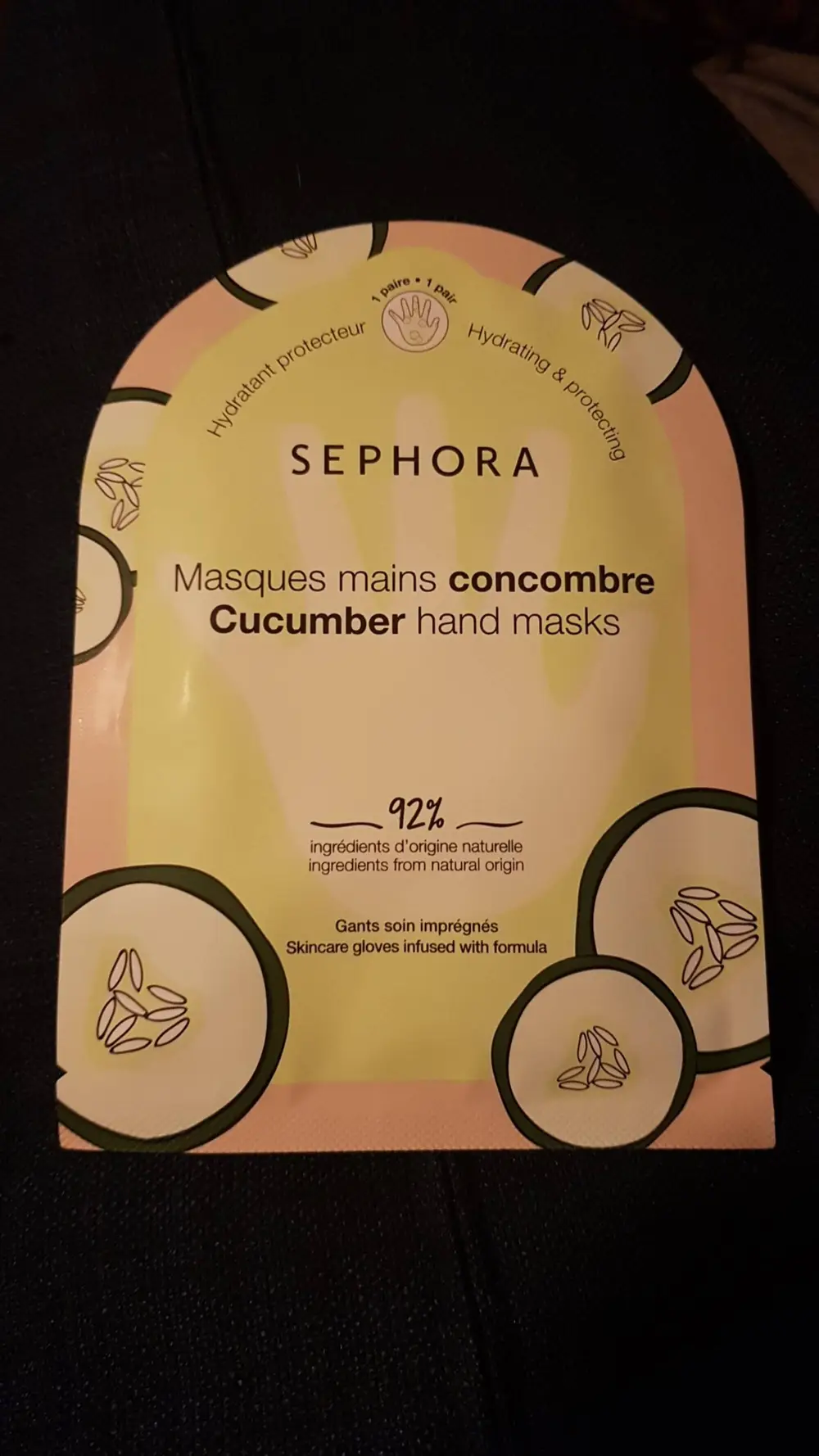 SEPHORA - Masques mains concombre