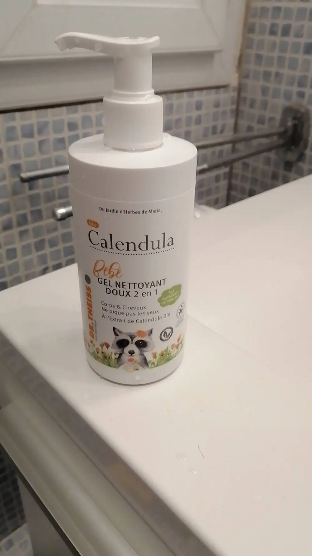 DR THEISS - Calendula Bébé - Gel nettoyant doux 2 en 1 