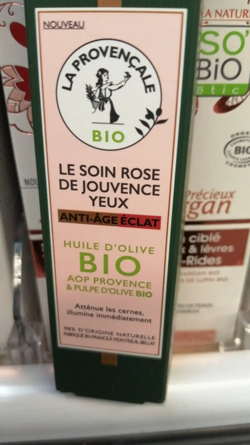 LA PROVENÇALE - Le soin rose de jouvence yeux anti-âge éclat