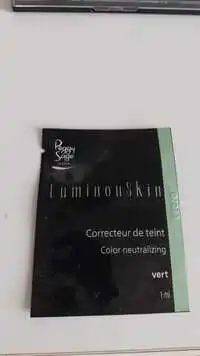 PEGGY SAGE - Luminouskin - Correcteur de teint vert