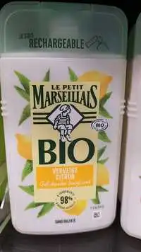 LE PETIT MARSEILLAIS - Bio Verveine citron - Gel douche énergisant