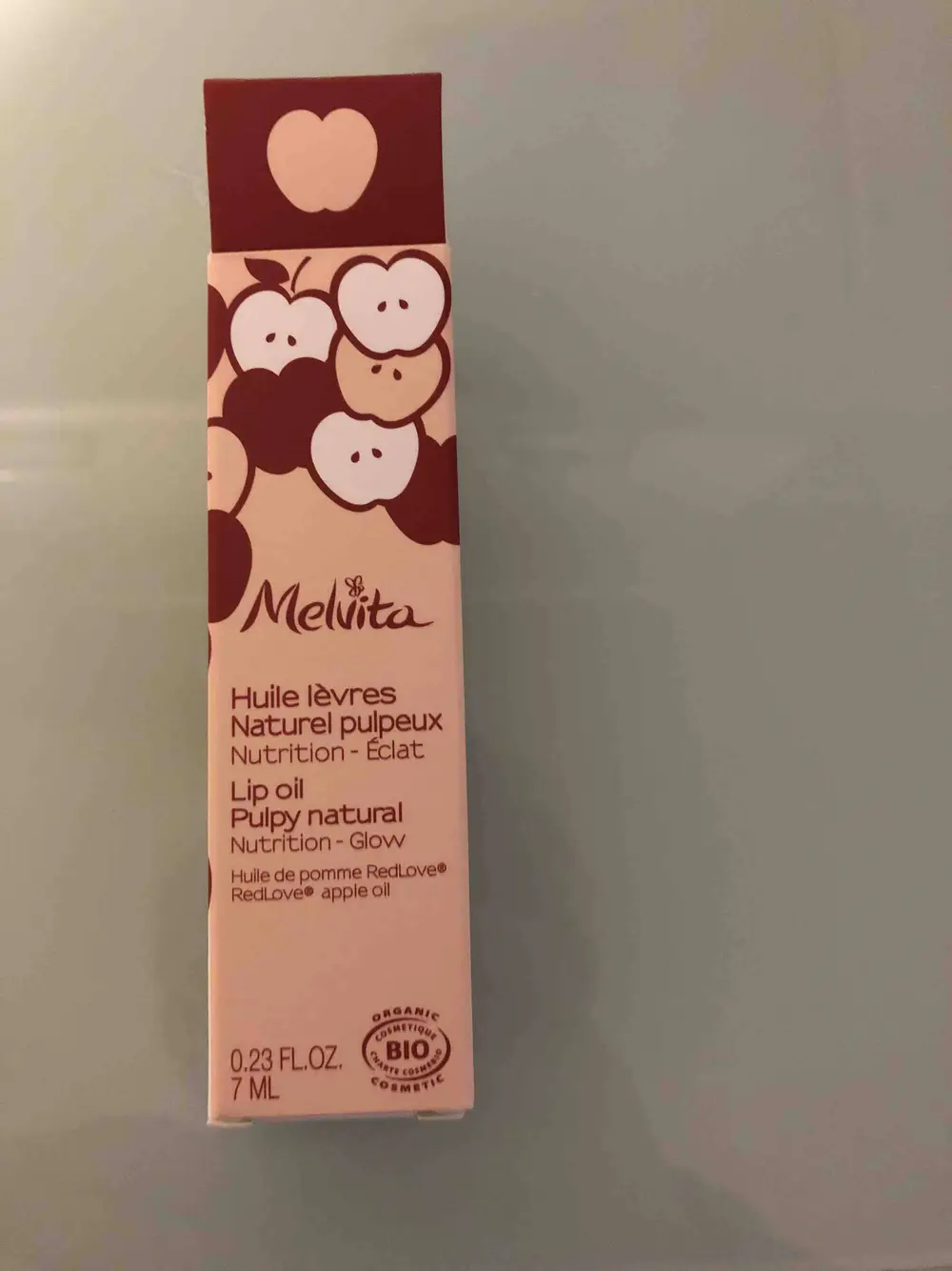 MELVITA - Huile lèvres Naturel pulpeux Bio