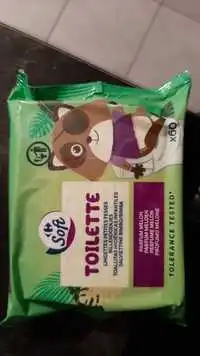 CARREFOUR SOFT - Toilette - Lingettes petites fesses