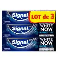 SIGNAL - Signal White Now Dentifrice Super Pure 3x75ml