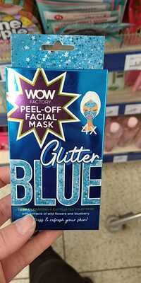 WOW FACTORY - Glitter blue - Peel-off facial mask