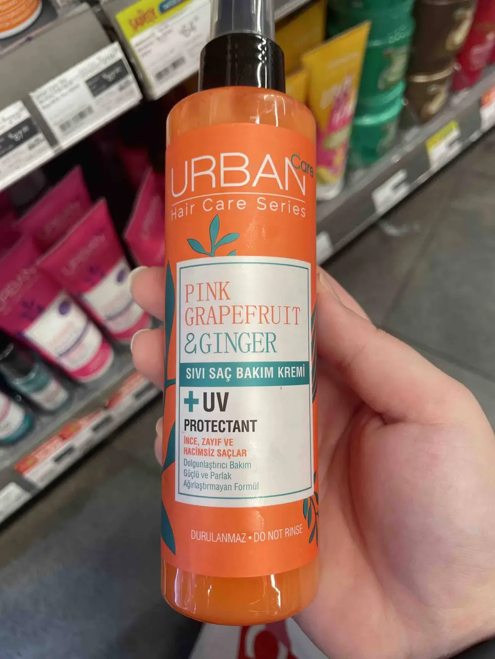 URBAN - Pink grapefruit & ginger - Sıvı saç bakım kremi