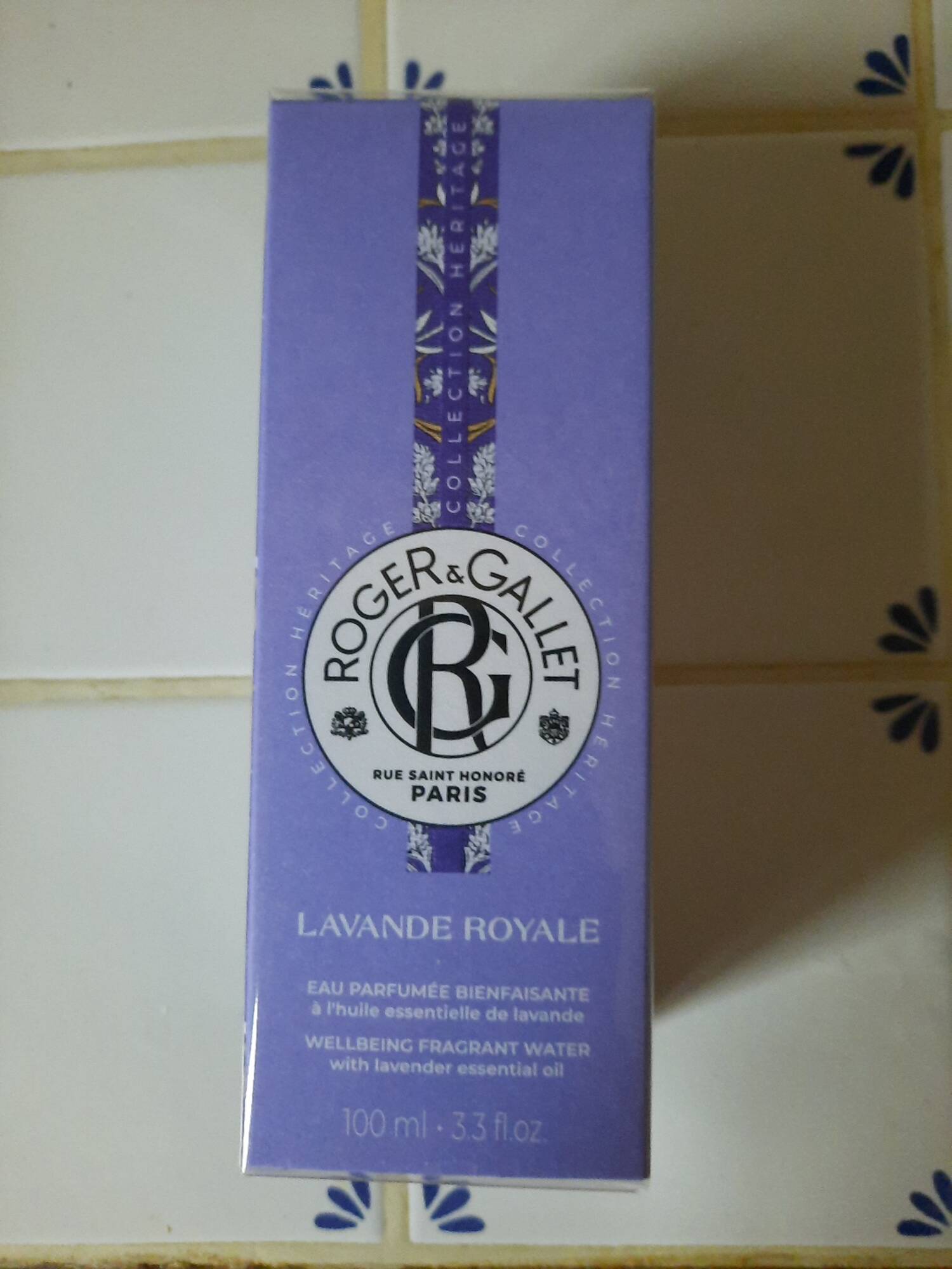 ROGER ET GALLET - Lavande royale - Eau parfumée bienfaisante