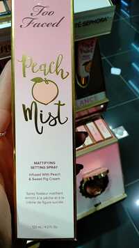 TOO FACED - Peach Mist - Spray fixateur matifiant