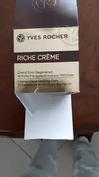 YVES ROCHER - Riche crème - Grand soin régénérant