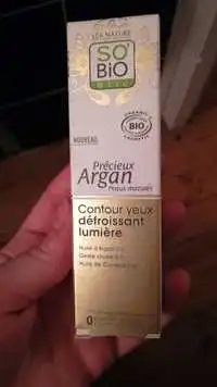 SO'BIO ÉTIC - Précieux Argan - Contour yeux défroissant lumière