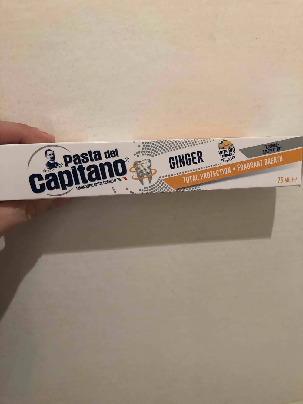 PASTA DEL CAPITANO - Ginger total protection - Dentifrice