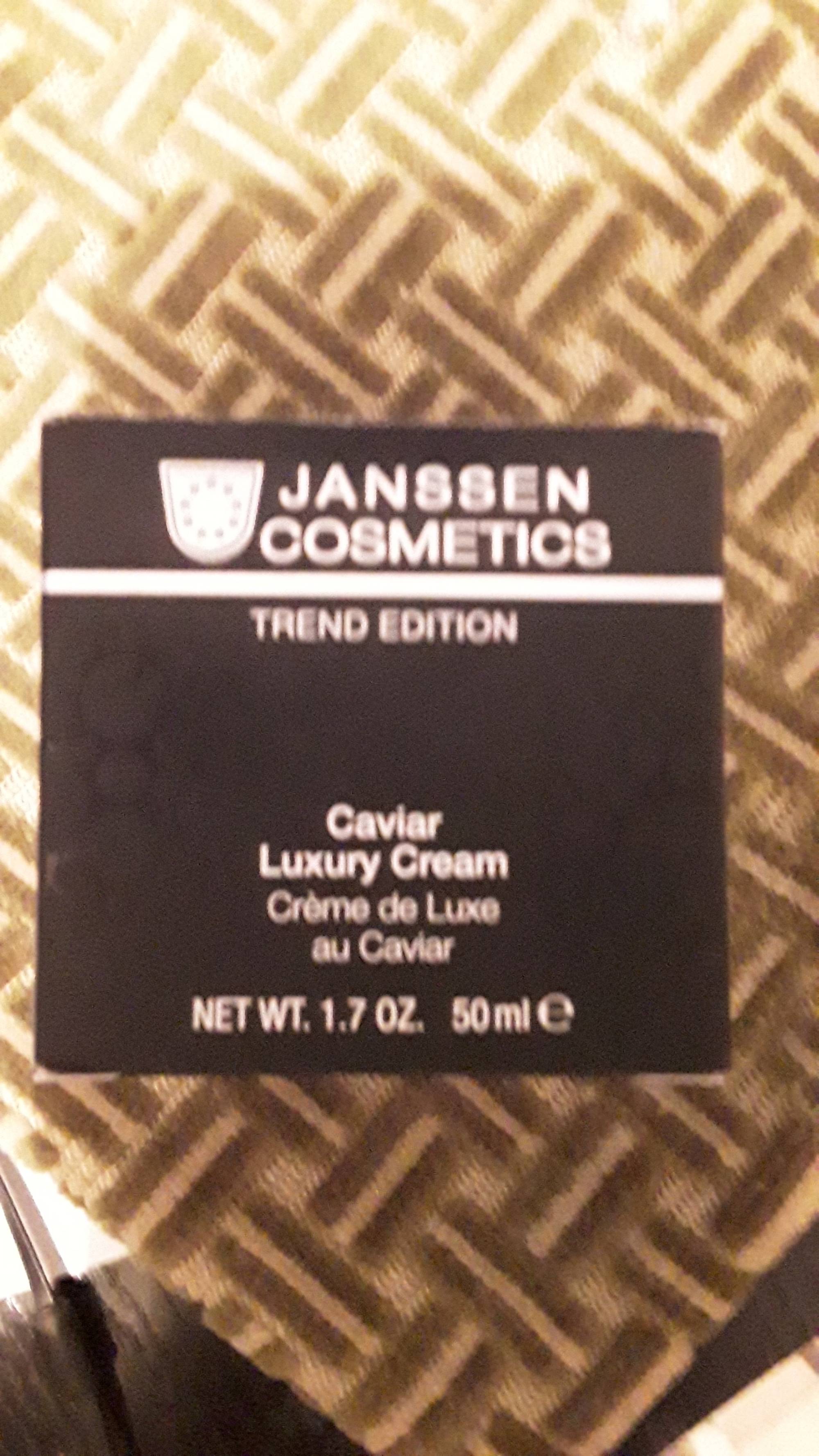 JANSSEN COSMETICS - Crème de luxe au caviar