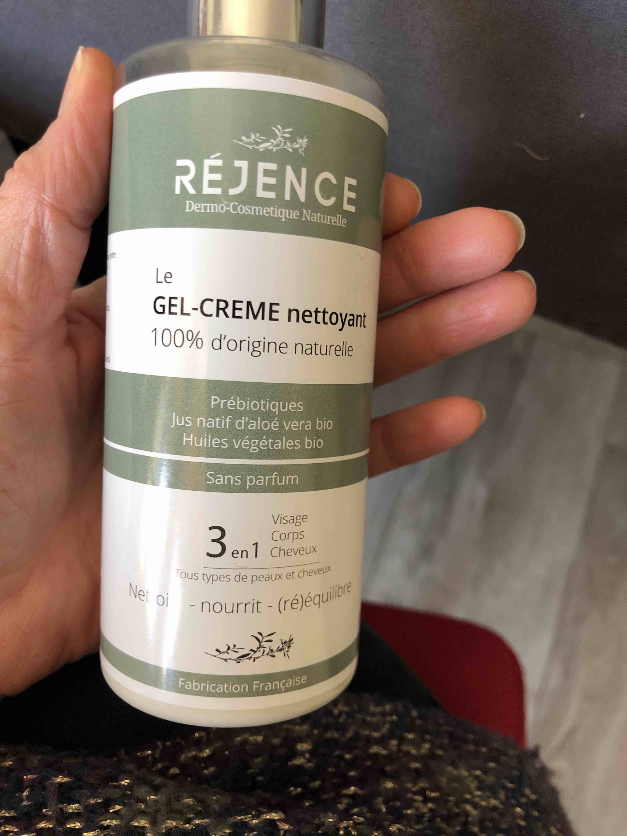 RÉJENCE - Le gel crème nettoyant 3 en 1