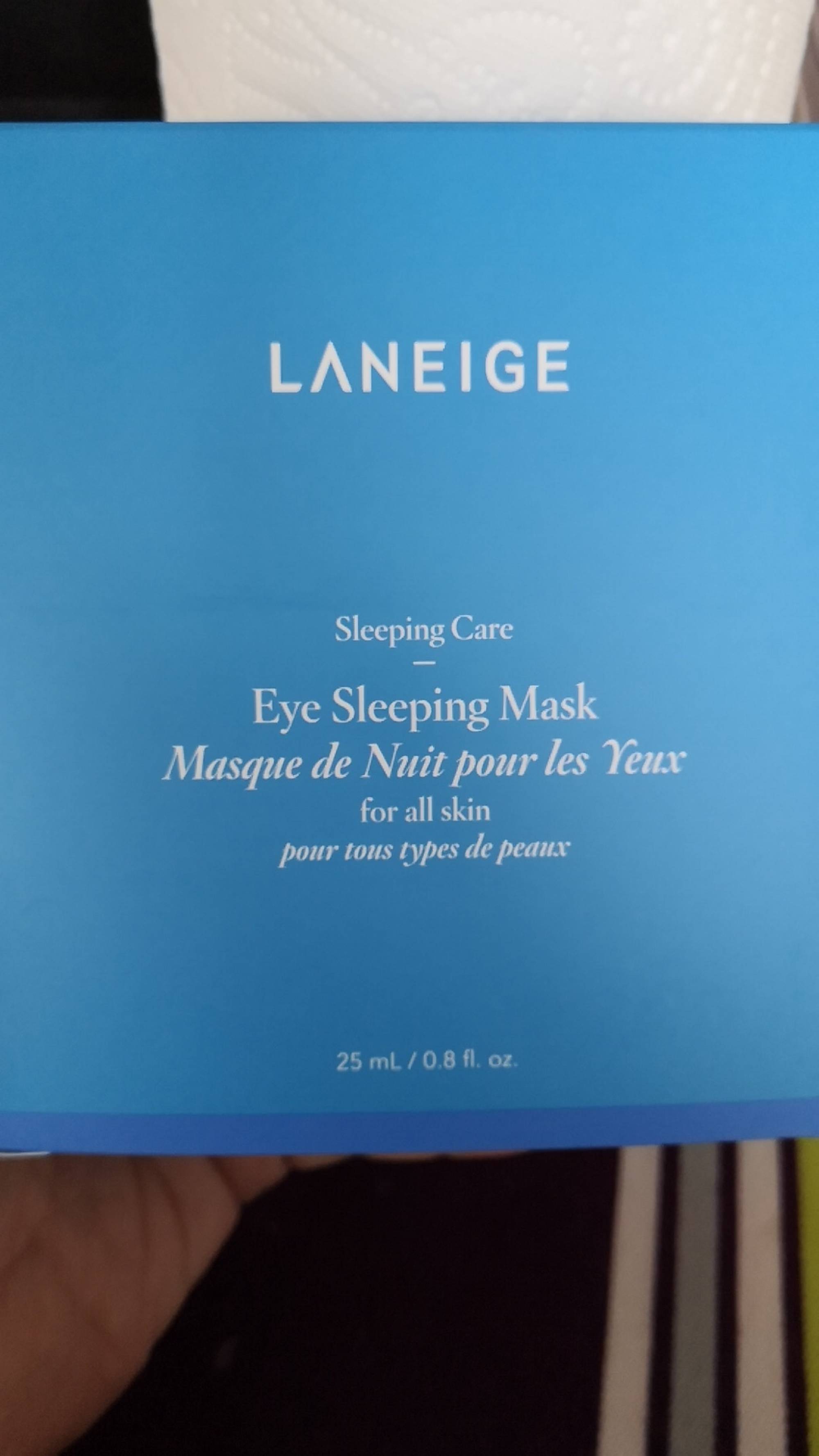 LANEIGE - Masque de nuit pour les yeux