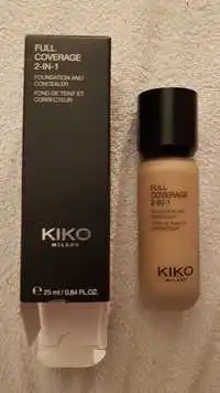 KIKO MILANO - Full coverage 2 in 1 - Fond de teint et correcteur