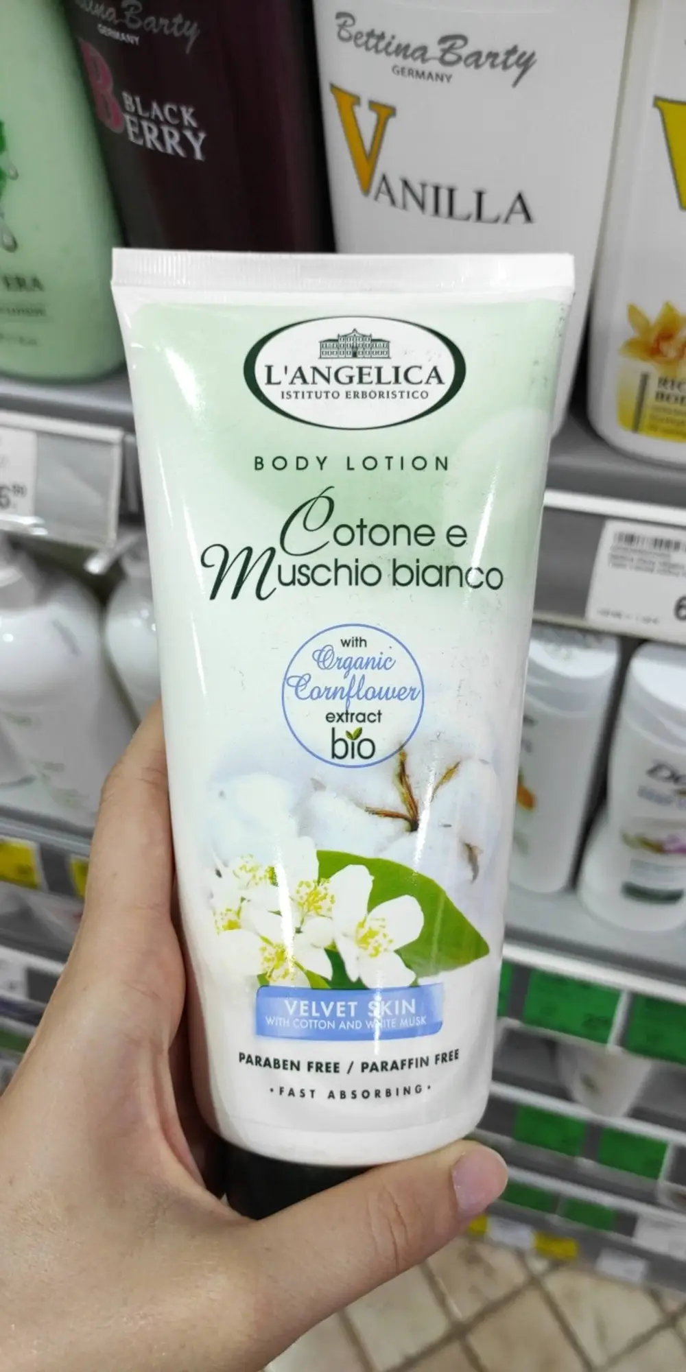 L'ANGELICA - Cotone e muschio bianco - Body lotion
