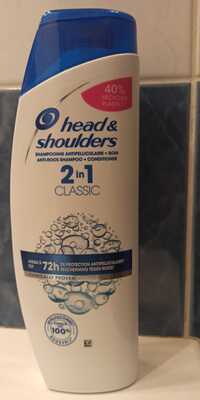 HEAD & SHOULDERS - 2 in 1 Classic - Shampooing antipelliculaire + Soin