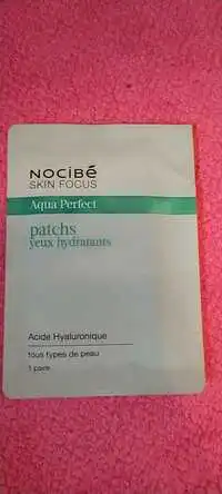 NOCIBÉ - Aqua perfect - Patchs yeux hydratants