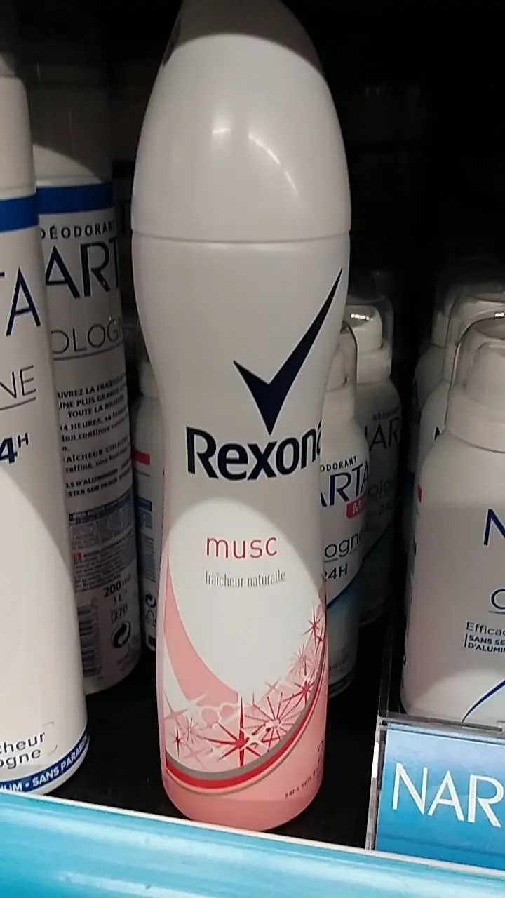 REXONA - Musc - Fraîcheur naturelle