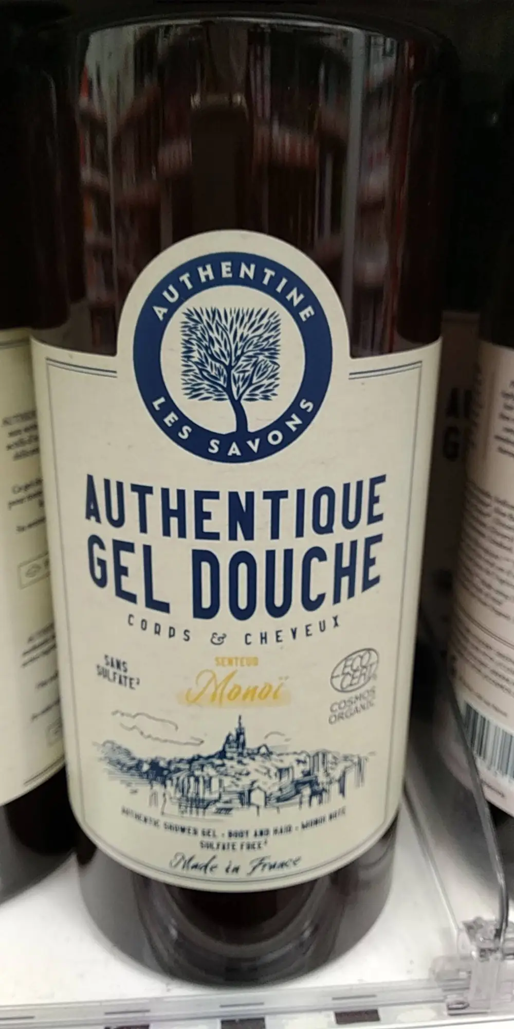 AUTHENTINE - Authentique gel douche senteur Monoï