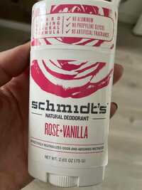 SCHMIDT'S - Natural deodorant rose+vanilla 