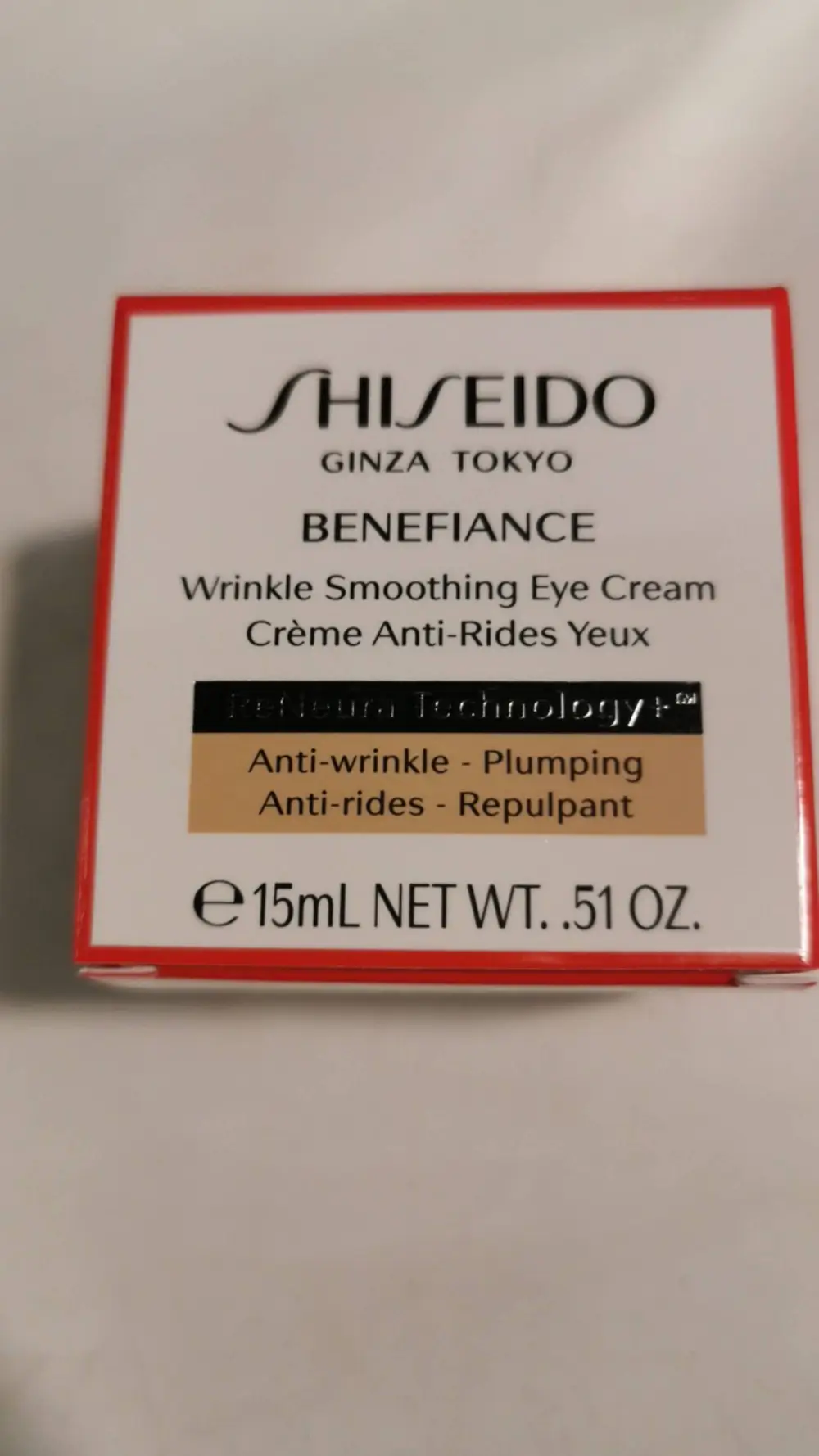 SHISEIDO - Benefiance - Crème anti-rides yeux