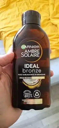 GARNIER - Ambre solaire ideal bronze - Huile sublimatrice de bronzage