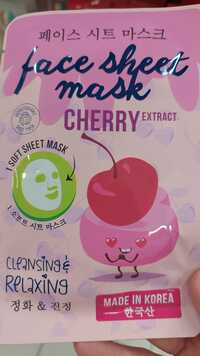 MAXBRANDS - Face sheet mask cherry extract