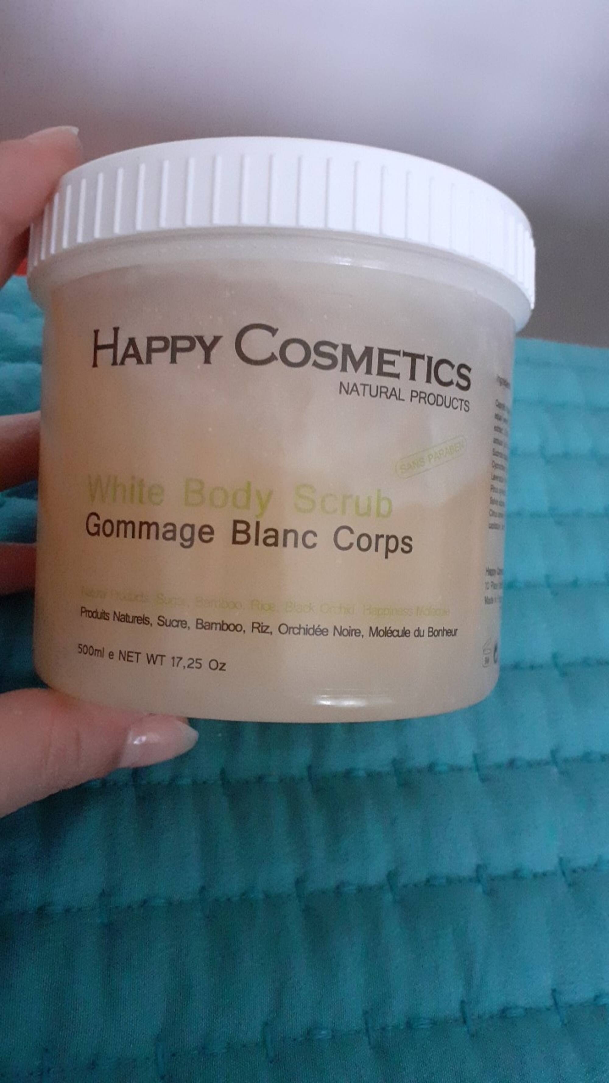 HAPPY COSMETICS - Gommage blanc corps