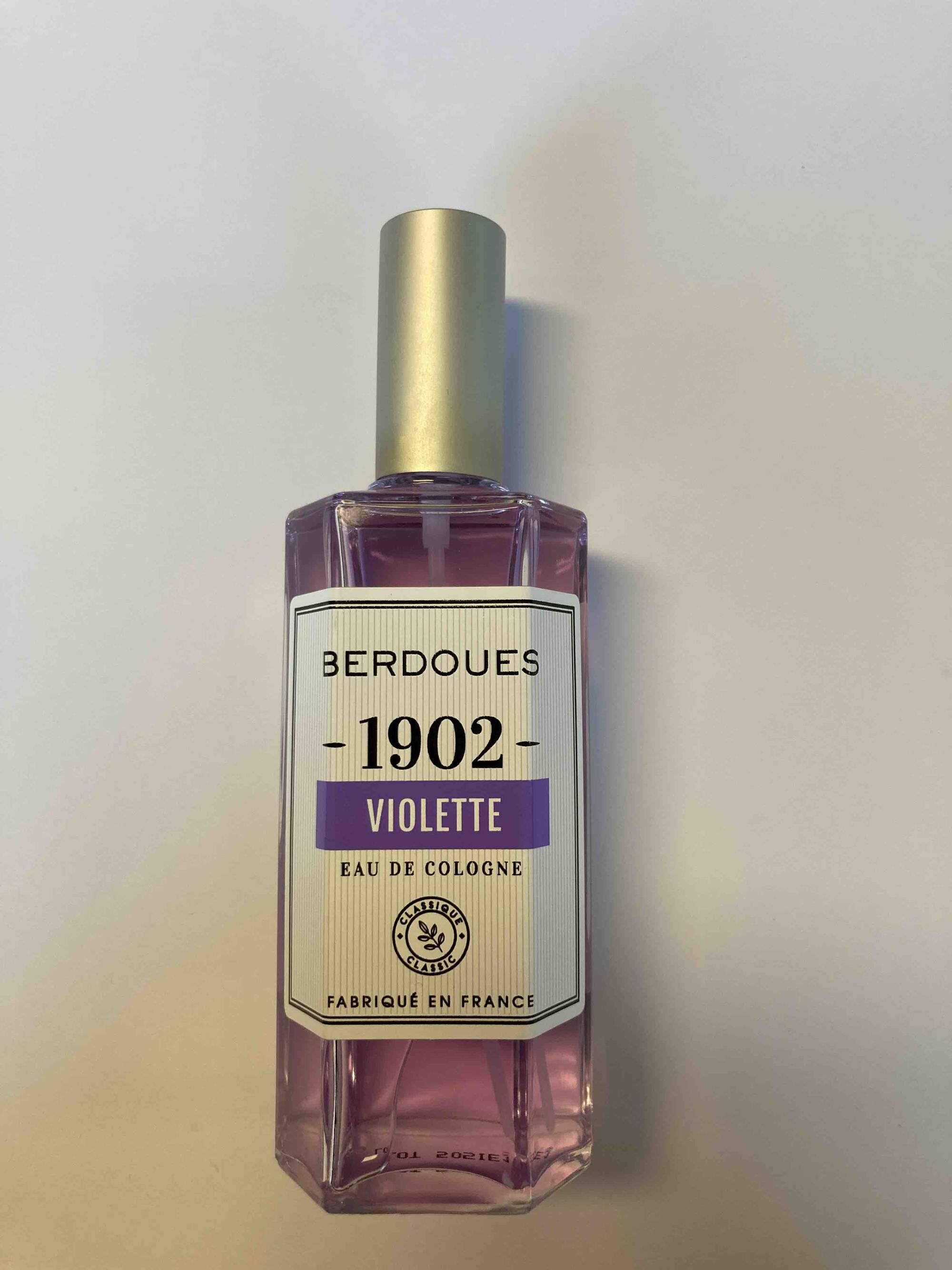 BERDOUES - 1902 violette - Eau de cologne