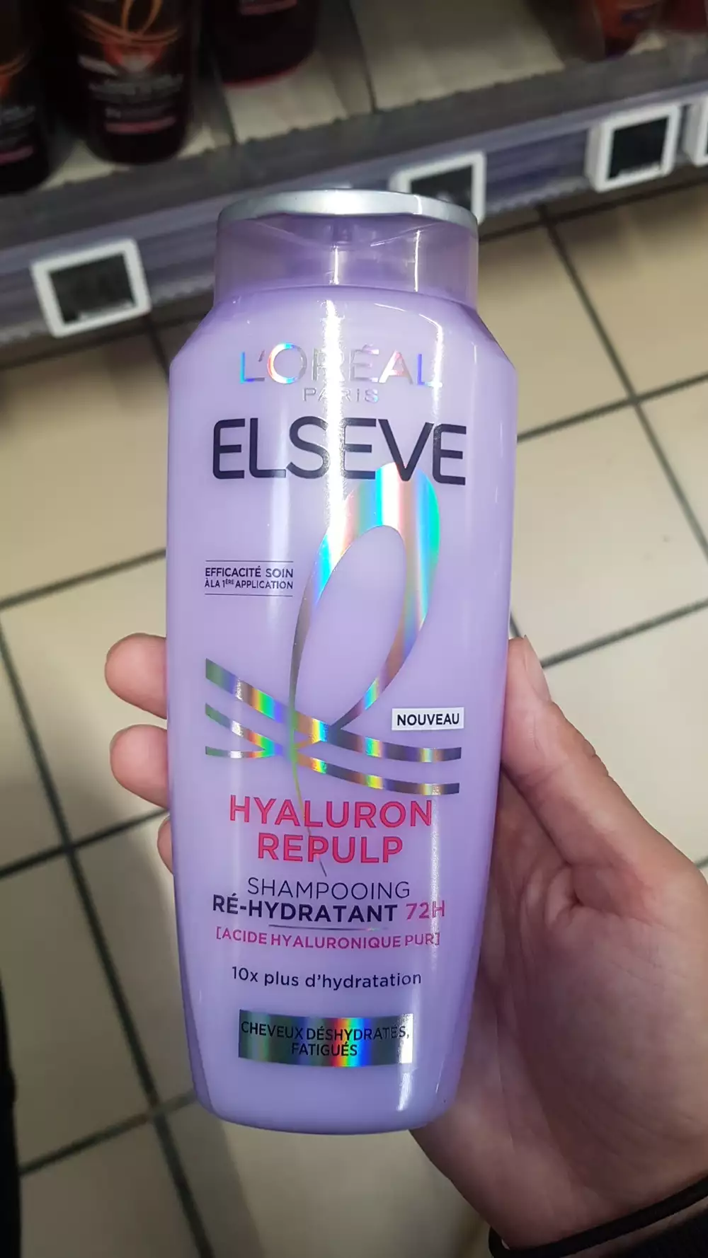 L'ORÉAL PARIS - Elseve hyaluron repulp - Shampooing ré-hydratant 72h