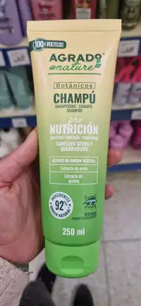 AGRADO NATURE - Shampooing pro nutrition