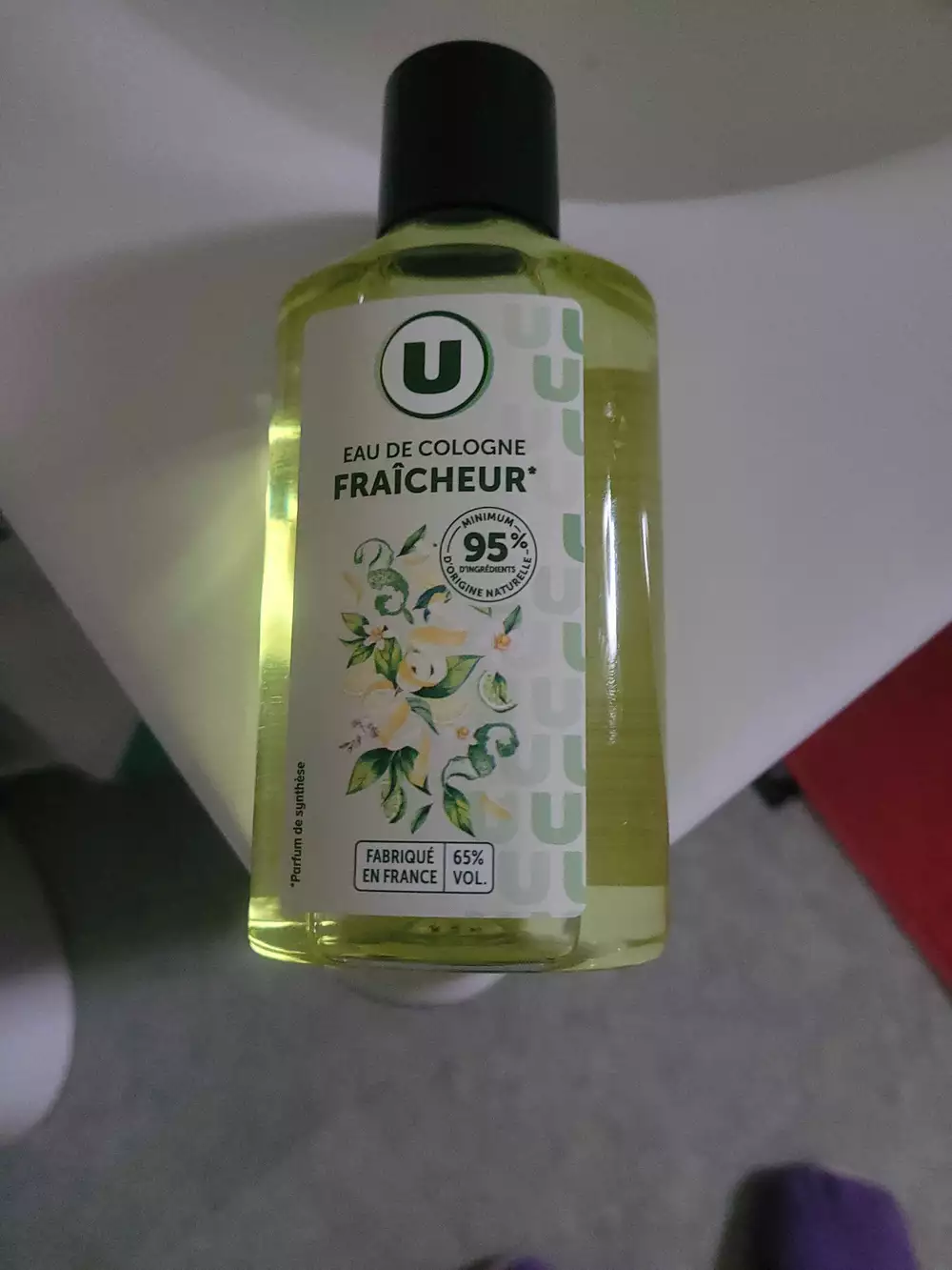 U - Eau de cologne fraîcheur