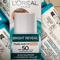 L'ORÉAL PARIS - Bright reveal - Fluide anti-uv teinté SPF 50