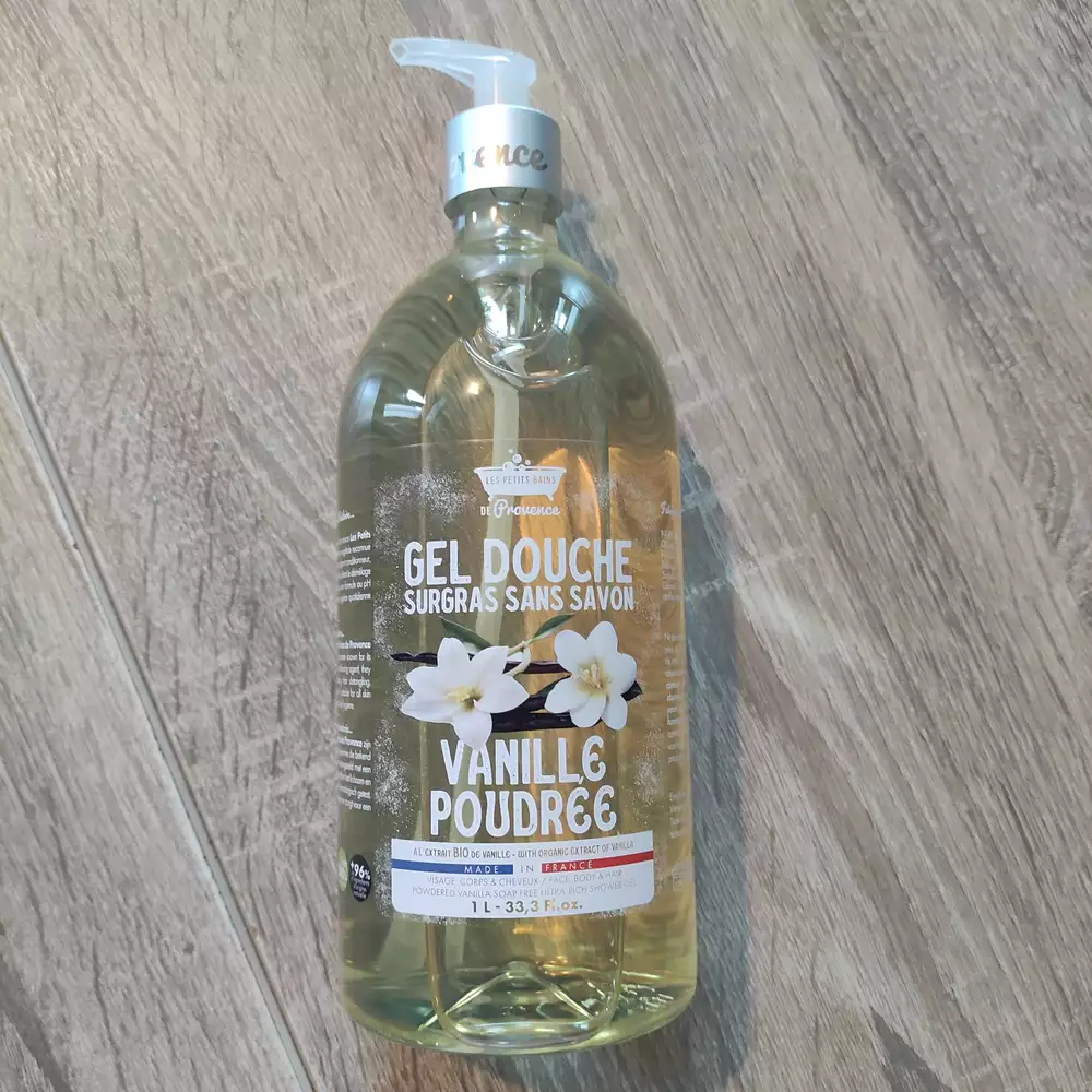 LES PETITS BAINS DE PROVENCE - Vanille poudrée - Gel douche surgras sans savon